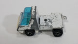 Vintage PlayArt White Dumper Dump Truck Die Cast Toy Car Vehicle - Made in Hong Kong