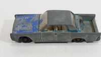 Vintage 1970s Lesney Matchbox Series No. 31 Lincoln Continental Green Blue Die Cast Toy Car Vehicle