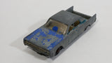 Vintage 1970s Lesney Matchbox Series No. 31 Lincoln Continental Green Blue Die Cast Toy Car Vehicle