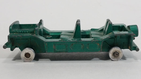 Vintage Dinky Toys Meccano Austin Mini Moke Green Die Cast Toy Car Vehicle - Body with Axles