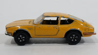 Rare HTF Vintage PlayArt Fiat Dino Mustard Yellow Die Cast Toy Car Vehicle Made in Hong Kong - Treasure Valley Antiques & Collectibles