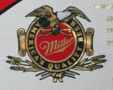 Vintage Miller Made The American Way For Washington "America's Quality Beer" 22 1/2" x 16 1/2" Wooden Framed Bar Pub Advertising Decor