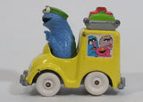 1981, 1983 Playskool The Muppets Sesame Street Blue Cookie Monster Yellow Die Cast Toy Car Vehicle - Treasure Valley Antiques & Collectibles