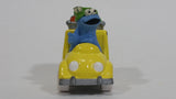 1981, 1983 Playskool The Muppets Sesame Street Blue Cookie Monster Yellow Die Cast Toy Car Vehicle - Treasure Valley Antiques & Collectibles