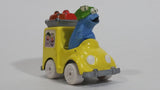 1981, 1983 Playskool The Muppets Sesame Street Blue Cookie Monster Yellow Die Cast Toy Car Vehicle - Treasure Valley Antiques & Collectibles