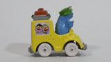 1981, 1983 Playskool The Muppets Sesame Street Blue Cookie Monster Yellow Die Cast Toy Car Vehicle - Treasure Valley Antiques & Collectibles