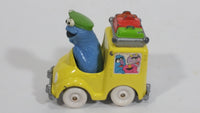 1981, 1983 Playskool The Muppets Sesame Street Blue Cookie Monster Yellow Die Cast Toy Car Vehicle - Treasure Valley Antiques & Collectibles