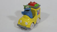 1981, 1983 Playskool The Muppets Sesame Street Blue Cookie Monster Yellow Die Cast Toy Car Vehicle - Treasure Valley Antiques & Collectibles