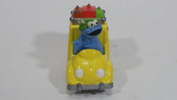 1981, 1983 Playskool The Muppets Sesame Street Blue Cookie Monster Yellow Die Cast Toy Car Vehicle - Treasure Valley Antiques & Collectibles