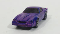 1990 Hot Wheels Chevrolet Camaro Z28 Purple Painted Dark Purple Die Cast Toy Muscle Car Vehicle McDonald's Happy Meal