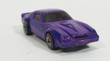 1990 Hot Wheels Chevrolet Camaro Z28 Purple Painted Dark Purple Die Cast Toy Muscle Car Vehicle McDonald's Happy Meal