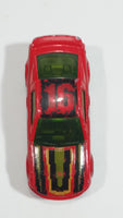 2016 Hot Wheels Art Cars Custom '07 Ford Mustang Red Die Cast Toy Muscle Car Vehicle - Treasure Valley Antiques & Collectibles