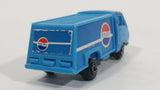 Vintage Yatming Style Pepsi-Cola Soda Pop Beverages Blue Delivery Truck Die Cast Toy Car Vehicle Made in Hong Kong