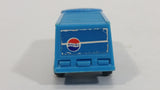 Vintage Yatming Style Pepsi-Cola Soda Pop Beverages Blue Delivery Truck Die Cast Toy Car Vehicle Made in Hong Kong