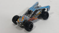 2014 Hot Wheels Off-Road Team Hot Wheels Corkscrew Buggy Silver Die Cast Toy Car Vehicle