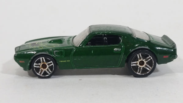 2012 Hot Wheels '73 Pontiac Firebird Trans Am Brewster Green Die Cast Toy Muscle Car Vehicle