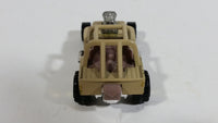 2010 Hot Wheels Race World Jungle Custom '42 Jeep CJ-2A Beige Tan Die Cast Toy Car Vehicle - Treasure Valley Antiques & Collectibles