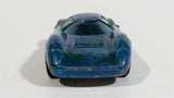 Vintage 1969 Hot Wheels Lola GT70 Spectraflame Aqua Blue RedLines Die Cast Toy Car Vehicle