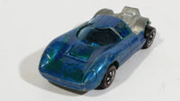 Vintage 1969 Hot Wheels Lola GT70 Spectraflame Aqua Blue RedLines Die Cast Toy Car Vehicle