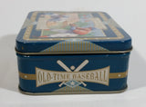 Vintage 1970s Old-Time Baseball Metal Tin Container Sports Collectible