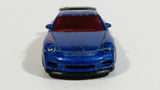 2011 Hot Wheels Porsche 911 GT3 RS Metalflake Dark Blue Die Cast Toy Car Vehicle