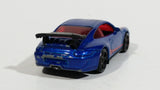 2011 Hot Wheels Porsche 911 GT3 RS Metalflake Dark Blue Die Cast Toy Car Vehicle