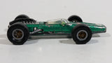 Vintage 1960s-1970s Majorette Formula 1 No. 228 Green Die Cast Toy Race Car Vehicle