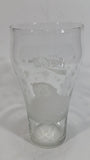 Collectible Libbey Enjoy Coca-Cola Coke Santa Claus Soda Pop Beverage Clear Glass Cup