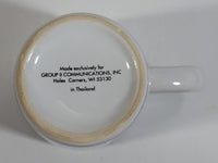 Rare Vintage McDonald's Custom Built Hamburgers 15 Million White Ceramic Coffee Mug Collectible