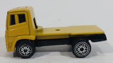 Maisto Ladder Truck Mustard Yellow Semi Truck Die Cast Toy Car Vehicle