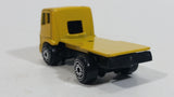 Maisto Ladder Truck Mustard Yellow Semi Truck Die Cast Toy Car Vehicle