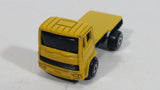 Maisto Ladder Truck Mustard Yellow Semi Truck Die Cast Toy Car Vehicle