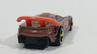 2003 Hot Wheels Flamin' Hot Wheels Callaway C7 Metalflake Copper Die Cast Toy Car Vehicle