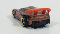 2003 Hot Wheels Flamin' Hot Wheels Callaway C7 Metalflake Copper Die Cast Toy Car Vehicle