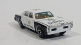 1980s Yatming Dodge Monaco Sheriff Highway Patrol 18 Police Cop White Black Die Cast Toy Car Emergency Rescue Vehicle - Treasure Valley Antiques & Collectibles