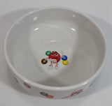 2004 M & M's Characters Chocolate Candies Sweets Ceramic White Snack Bowl Collectible - Treasure Valley Antiques & Collectibles