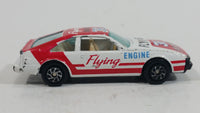 Vintage Yatming Toyota Celica Flying Engine #36 No. 1036 White Red Die Cast Toy Race Car Vehicle