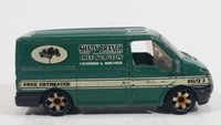 2009 Matchbox City Action Ford Transit 2007 Shady Branch Tree Surgeon Dark Green Van Die Cast Toy Car Vehicle