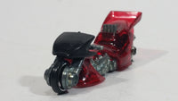 2002 Hot Wheels Fright Bike Motorcycle Red Die Cast Toy Car Vehicle - Treasure Valley Antiques & Collectibles