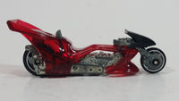 2002 Hot Wheels Fright Bike Motorcycle Red Die Cast Toy Car Vehicle - Treasure Valley Antiques & Collectibles