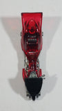 2002 Hot Wheels Fright Bike Motorcycle Red Die Cast Toy Car Vehicle - Treasure Valley Antiques & Collectibles