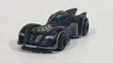 2012 Hot Wheels Batman Vehicles Then and Now Arkham Asylum Batmobile Black Die Cast Toy Car Superhero Vehicle