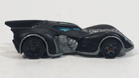 2012 Hot Wheels Batman Vehicles Then and Now Arkham Asylum Batmobile Black Die Cast Toy Car Superhero Vehicle