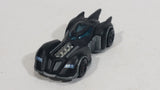 2012 Hot Wheels Batman Vehicles Then and Now Arkham Asylum Batmobile Black Die Cast Toy Car Superhero Vehicle