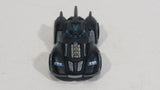 2012 Hot Wheels Batman Vehicles Then and Now Arkham Asylum Batmobile Black Die Cast Toy Car Superhero Vehicle