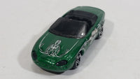 2003 Hot Wheels B-Day Jaguar XK-8 Convertible Metallic Green Die Cast Toy Car Vehicle