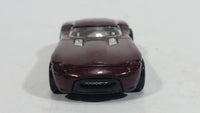 2009 Hot Wheels Fast FeLion Burgundy Maroon Dark Red Die Cast Toy Car Vehicle