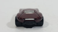 2009 Hot Wheels Fast FeLion Burgundy Maroon Dark Red Die Cast Toy Car Vehicle - Treasure Valley Antiques & Collectibles