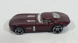 2009 Hot Wheels Fast FeLion Burgundy Maroon Dark Red Die Cast Toy Car Vehicle