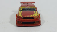 2008 Hot Wheels Amazoom Orange Yellow Die Cast Toy Car Vehicle - Treasure Valley Antiques & Collectibles